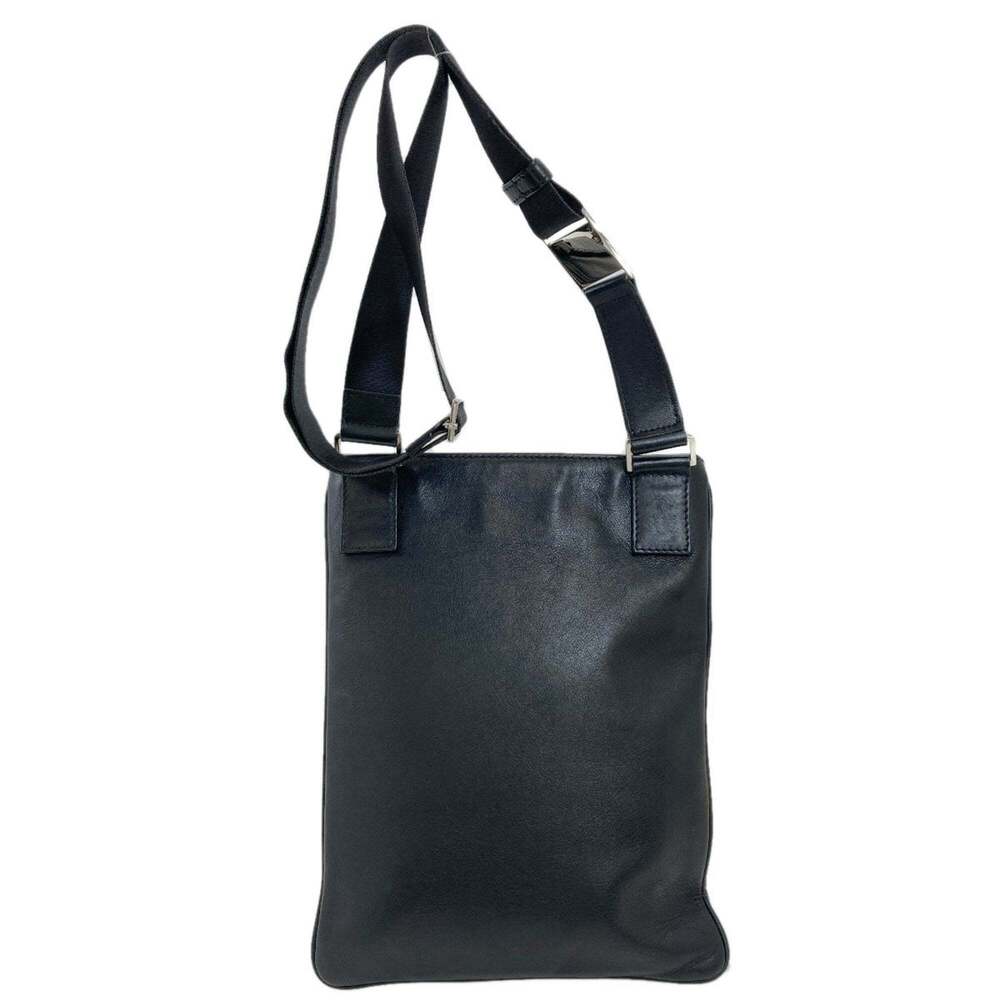 CHRISTIAN DIOR Black Leather Shoulder Bag - Picture 2 of 16